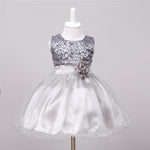Baby Sequin Dress Flower Girl Wedding Princess Dress - Cindi Book