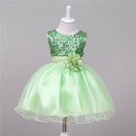 Baby Sequin Dress Flower Girl Wedding Princess Dress - Cindi Book