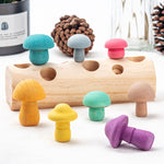 Simulation Mushroom Picking Game Wooden Toys - Cindi Book