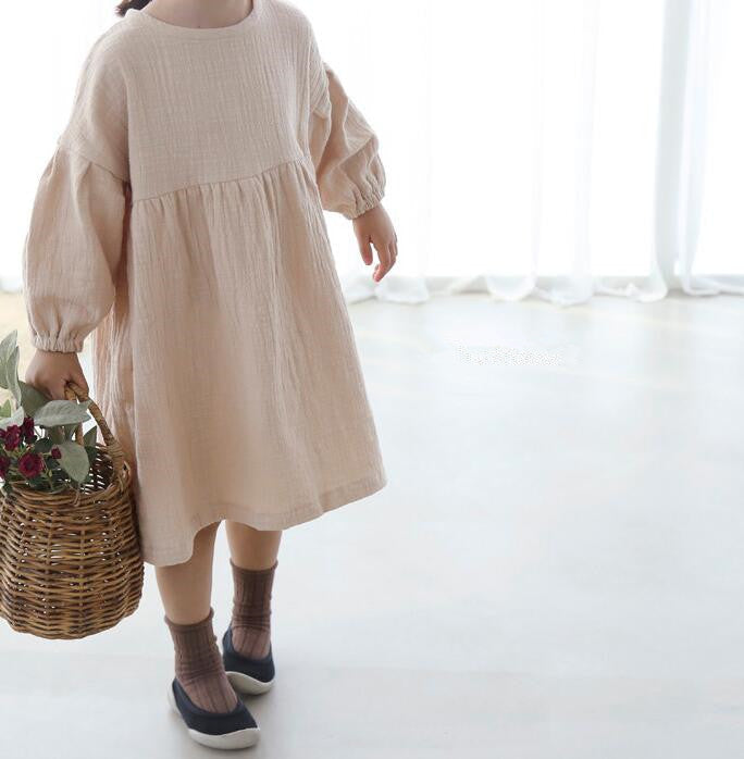 Lantern long sleeve princess dress - Cindi Book