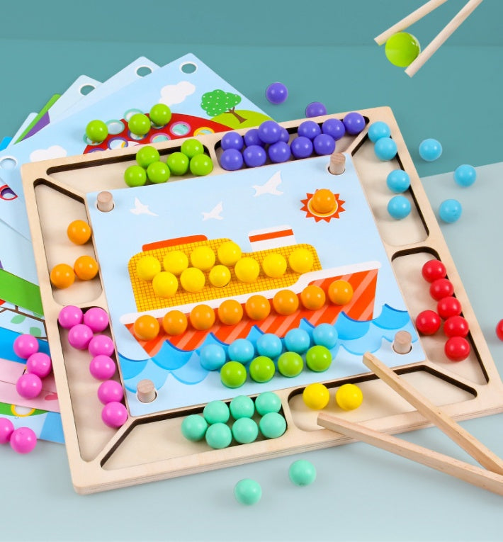 Wooden Fun Children's Early Education Board Game Educational Toys - Cindi Book