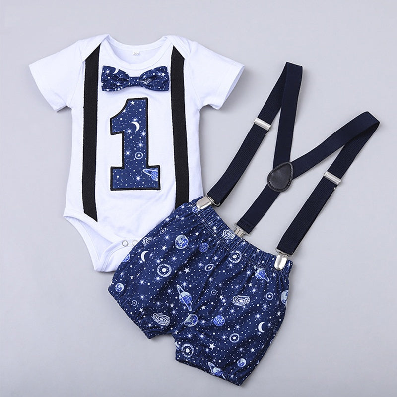 Newborn Baby Boy Clothes 1 Year Birthday Costume Boys - Cindi Book