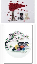 DIY Paper Craft Quill Art Kit - Cindi Book