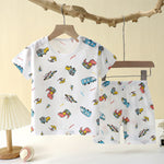 Children's Loungewear Pajamas Pure Cotton Underwear Set - Cindi Book