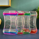 Creative Cruise Fluid Liquid Hourglass Quicksand Timer 2024 Ins Living Room Office Ornaments Desk Table Decorations Home Decor - Cindi Book