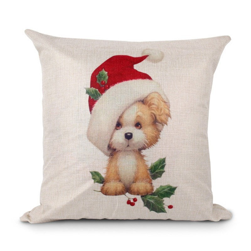 Christmas Hot-selling Home Sofa Office Creative Linen Pillowcase - Cindi Book