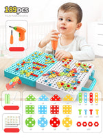 Children's Variety Puzzle Manual Disassembly Toolbox - Cindi Book
