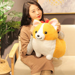 Peach Heart Butt Corgi Doll Corgi Dog Plush Toy - Cindi Book