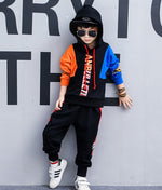 Boys spring suit new Korean children's clothing in the big boy boy long-sleeved sports two-piece suit tide clothes - Cindi Book