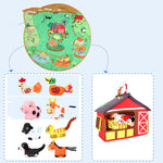 Baby Baby Play Blanket Early Education Animal Toys - Cindi Book
