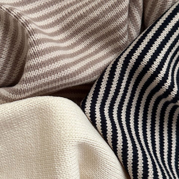 Children's Polo Collar Stripes Knitted Sweater - Cindi Book