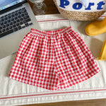 Fashion Personality Girls' Shorts Versatile Lattice - Cindi Book