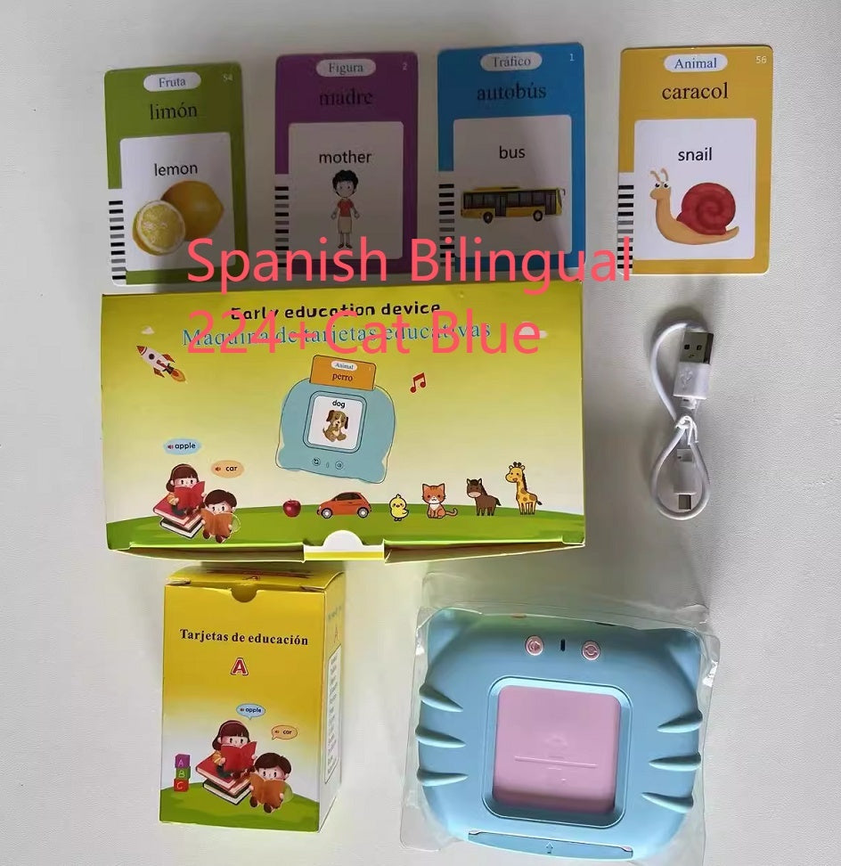 Children's Enlightening Early Education Smart Pure English Card - Cindi Book