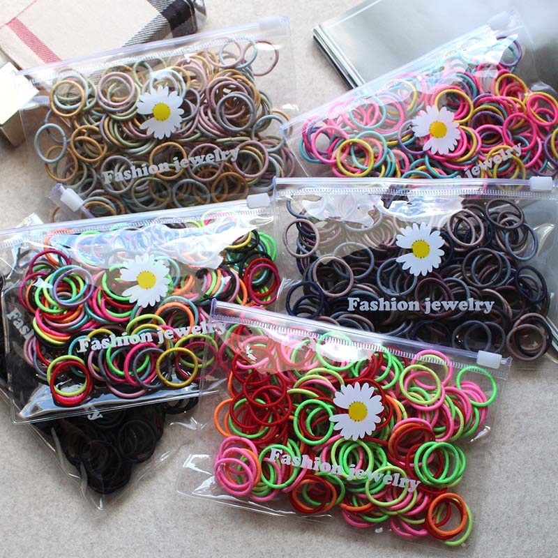 Mini baby finger colored hair loops will not hurt your hair - Cindi Book