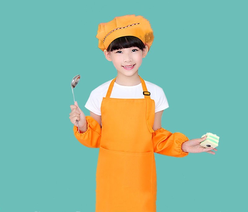Children's Kindergarten Painting Chef Apron - Cindi Book