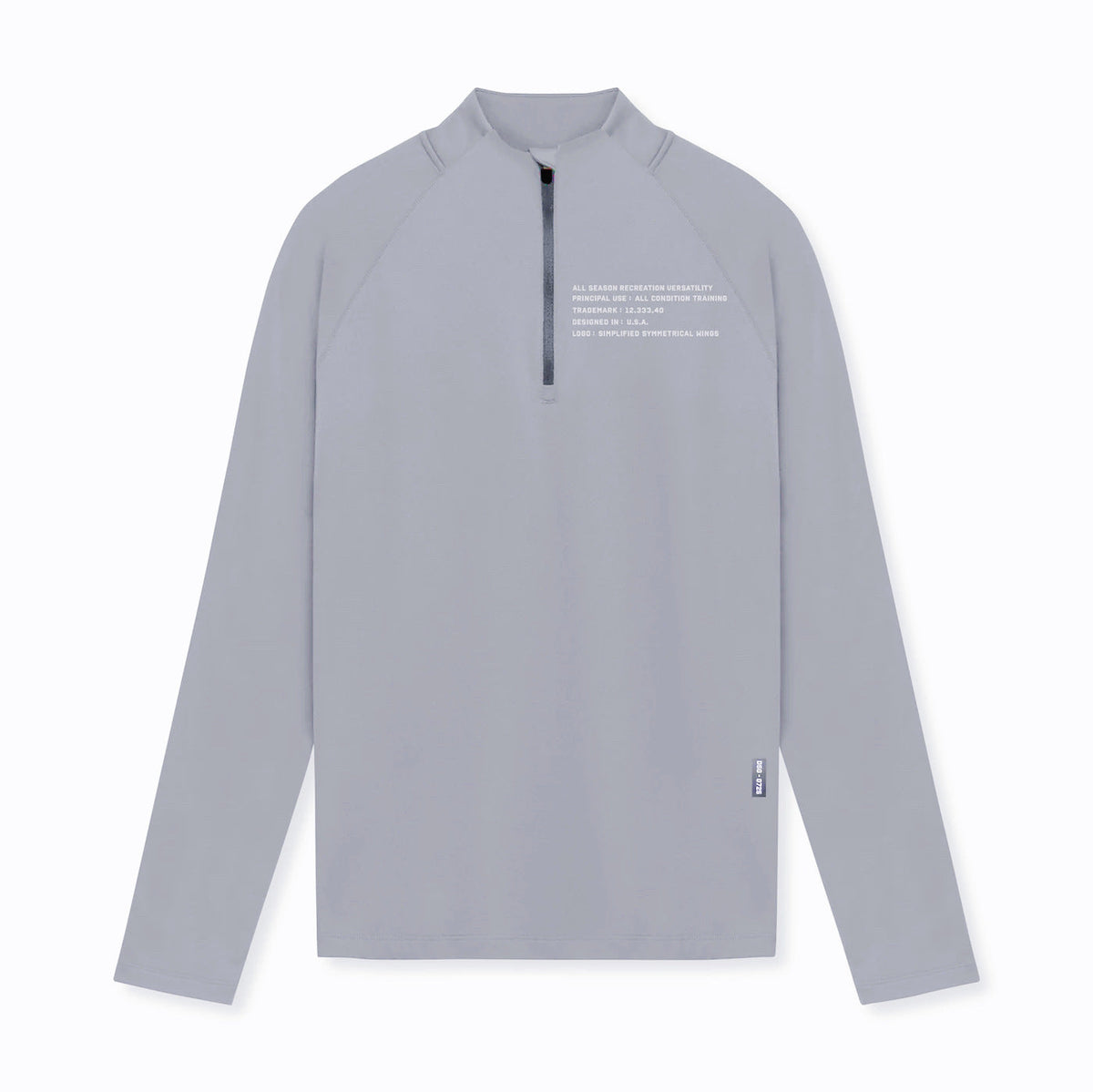 Men's Small Turtleneck Slim-fit Half Zipper Training Long Sleeve T-shirt - Cindi Book
