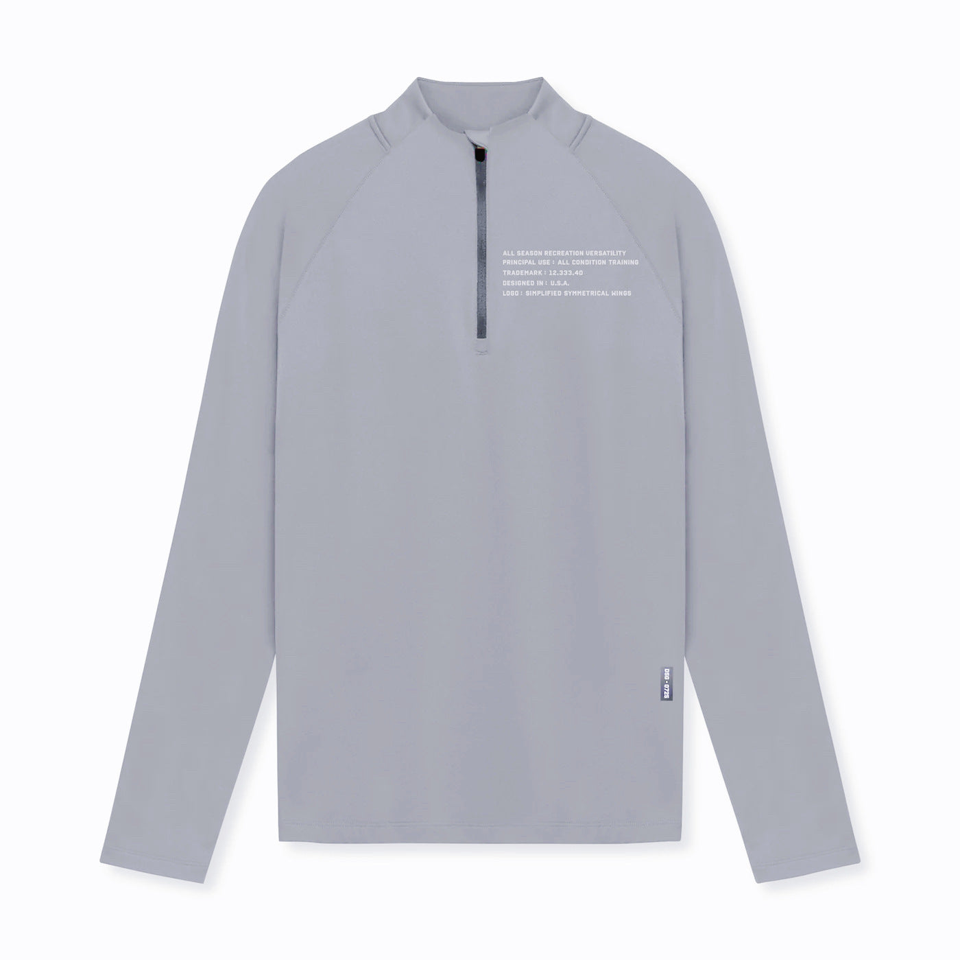Men's Small Turtleneck Slim-fit Half Zipper Training Long Sleeve T-shirt - Cindi Book