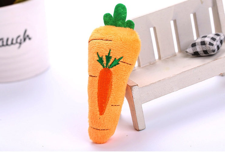 Cat toy cat mint fruit animal plush toy - Cindi Book