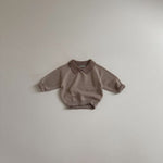 Children's Polo Collar Stripes Knitted Sweater - Cindi Book