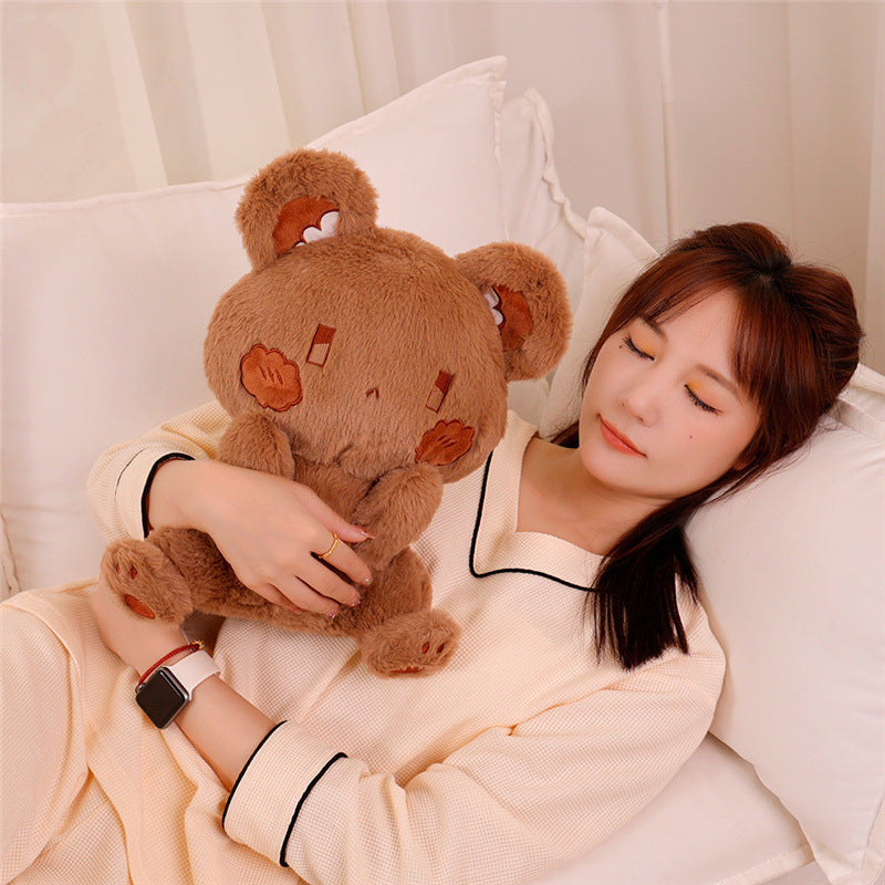 Cartoon Cute Bear Doll Plush Toy - Cindi Book