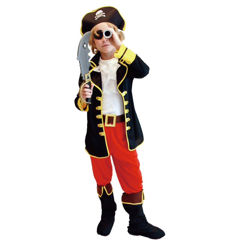 Children's Pirate Costume Costume Cosplay Role Play Party - Cindi Book