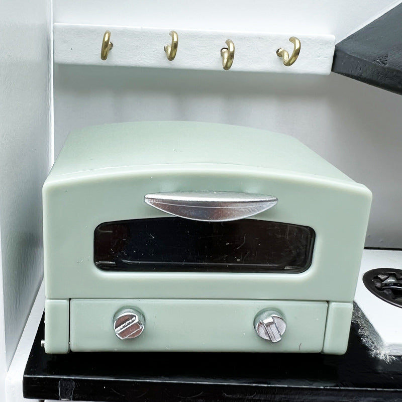 112 Dollhouse Mini Model Miniature Three-color Oven Coffee Machine - Cindi Book