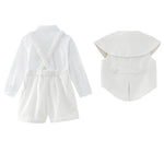 Casual White Children Vest Suit - Cindi Book