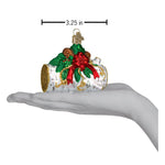 Old World Christmas Yule Log Ornament - hand-blown glass Christmas tree ornament (view 4)