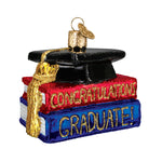 Old World Christmas Congrats Graduate Ornament - hand-blown glass Christmas tree ornament (view 3)