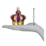 Old World Christmas Crown Of Royalty Ornament - hand-blown glass Christmas tree ornament (view 6)