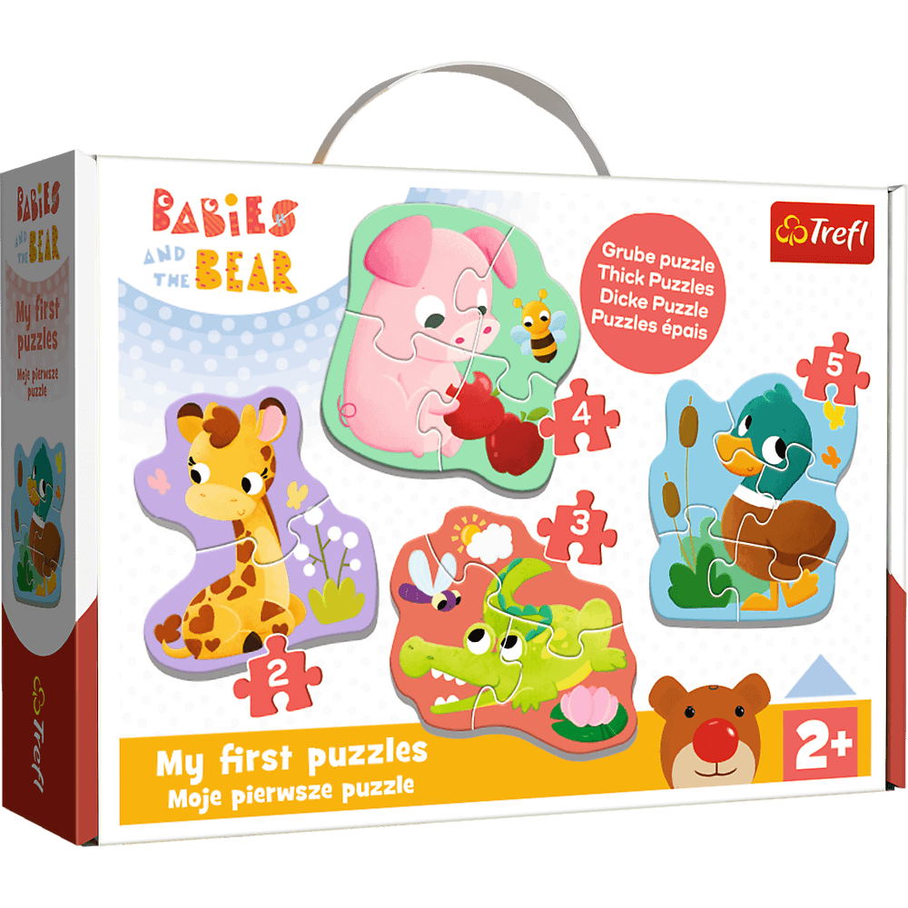 Trefl Baby Classic Babies and the Bear Babies Animals Puzzle