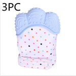 Baby teether baby anti-bite silicone molar gloves children's sound toys - Cindi Book