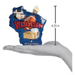 Old World Christmas State Of Wisconsin Ornament - hand-blown glass Christmas tree ornament (view 5)