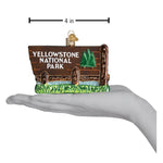 Old World Christmas Yellowstone National Park - hand-blown glass Christmas tree ornament (view 6)