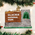 Old World Christmas Glacier National Park - hand-blown glass Christmas tree ornament