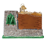 Old World Christmas Glacier National Park - hand-blown glass Christmas tree ornament (view 4)