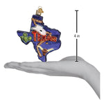 Old World Christmas State Of Texas Ornament - hand-blown glass Christmas tree ornament (view 6)
