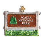 Old World Christmas Acadia National Park - hand-blown glass Christmas tree ornament (view 3)