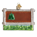 Old World Christmas Acadia National Park - hand-blown glass Christmas tree ornament (view 4)