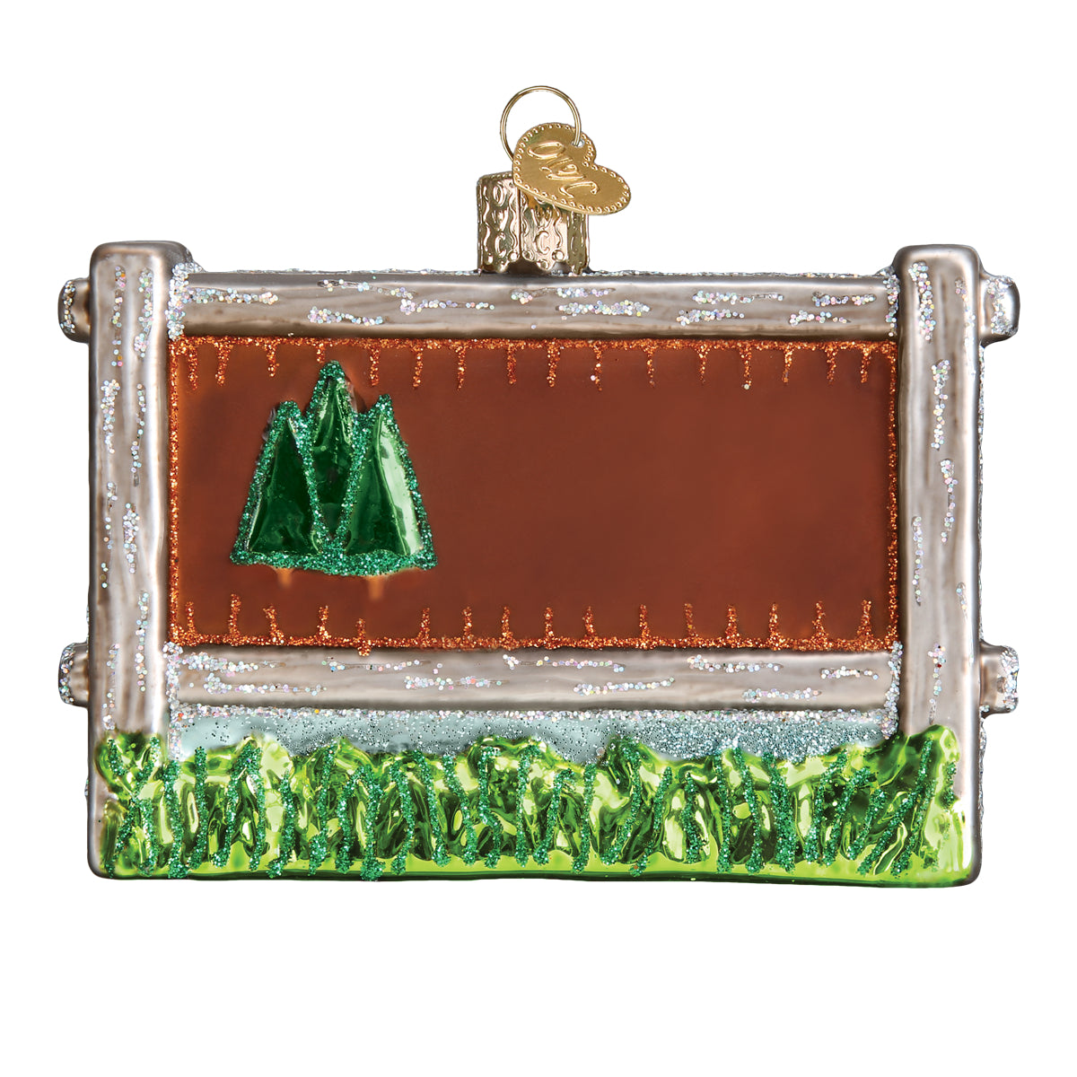 Old World Christmas Acadia National Park - hand-blown glass Christmas tree ornament (view 4)
