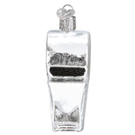 Old World Christmas Coach's Whistle Ornament - hand-blown glass Christmas tree ornament (view 5)