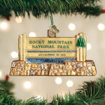 Old World Christmas Rocky Mountain National Park - hand-blown glass Christmas tree ornament