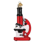 Old World Christmas Microscope Ornament - hand-blown glass Christmas tree ornament (view 3)