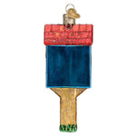 Old World Christmas Little Library Ornament - hand-blown glass Christmas tree ornament (view 4)