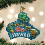 Old World Christmas Hawaiian Islands Ornament - hand-blown glass Christmas tree ornament