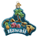 Old World Christmas Hawaiian Islands Ornament - hand-blown glass Christmas tree ornament (view 3)