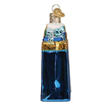 Old World Christmas Happy Hanukkah Ornament - hand-blown glass Christmas tree ornament (view 5)