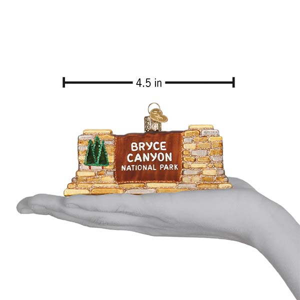 Old World Christmas Bryce Canyon National Park Ornament - hand-blown glass Christmas tree ornament (view 6)