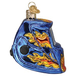 Old World Christmas Welding Helmet Ornament - hand-blown glass Christmas tree ornament (view 5)