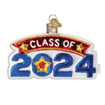 Old World Christmas Class Of 2024 Ornament - hand-blown glass Christmas tree ornament (view 3)
